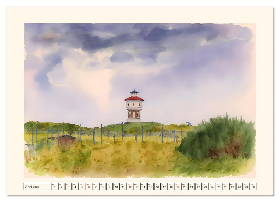 LANGEOOG Insel im Wattenmeer (CALVENDO Wandkalender 2026)