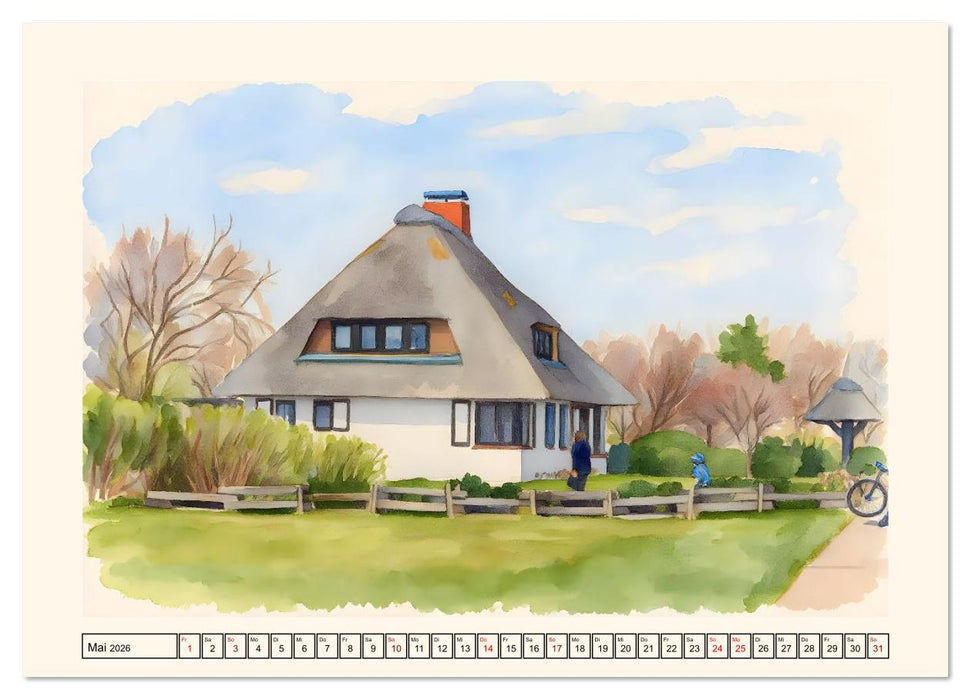 LANGEOOG Insel im Wattenmeer (CALVENDO Wandkalender 2026)