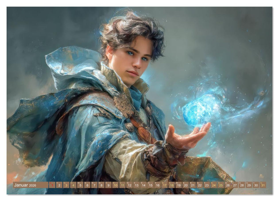 Dunkelakademie - Der Zauberlehrlinge (CALVENDO Premium Wandkalender 2026)