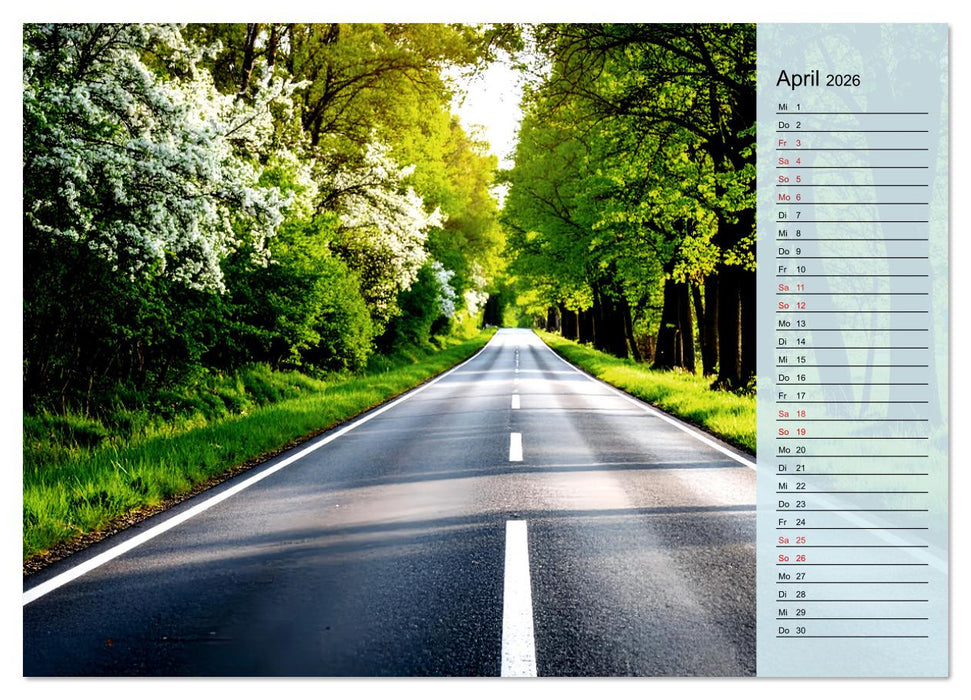 Friedliche Einsamkeit: Natur in ihrer stillen Pracht (CALVENDO Wandkalender 2026)