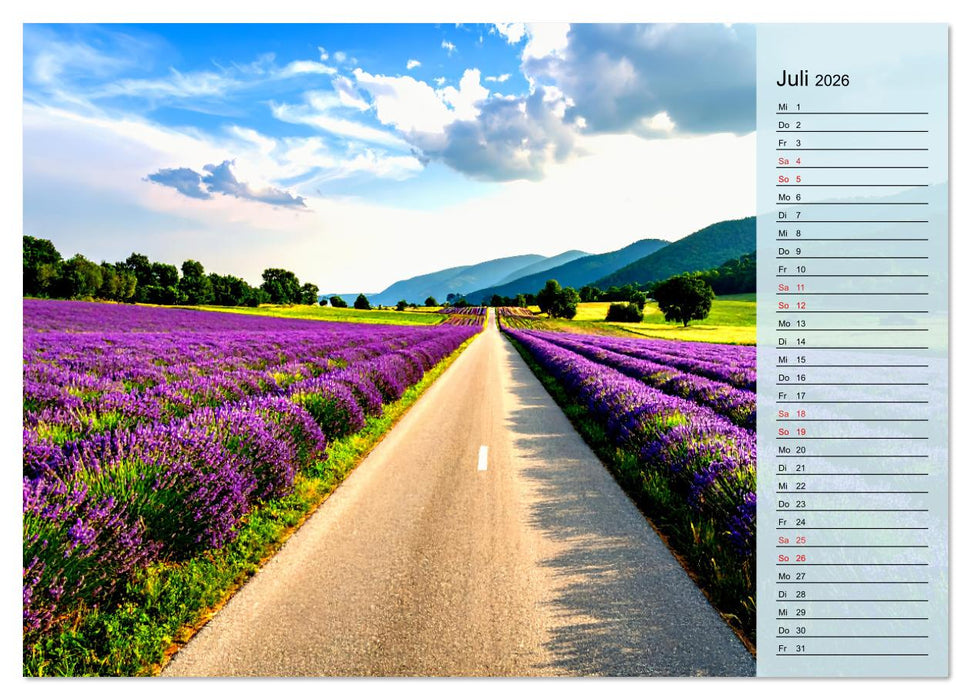 Friedliche Einsamkeit: Natur in ihrer stillen Pracht (CALVENDO Premium Wandkalender 2026)