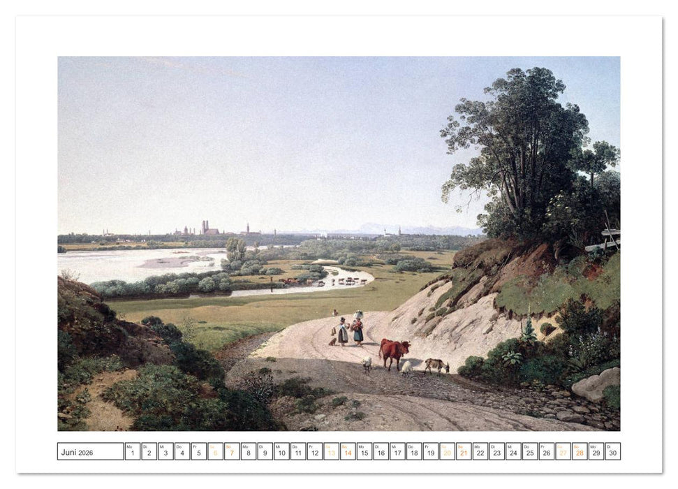 München: In alten Stichen und Zeichnungen (CALVENDO Wandkalender 2026)