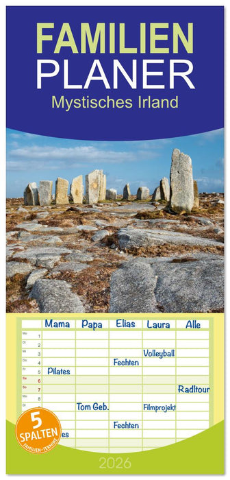 Mystisches Irland (CALVENDO Familienplaner 2026)