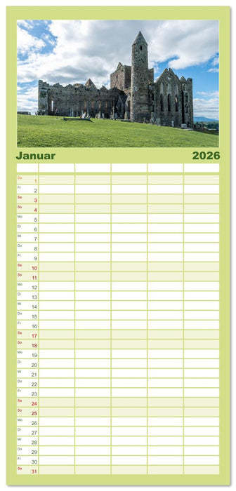 Mystisches Irland (CALVENDO Familienplaner 2026)