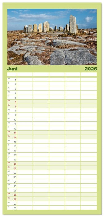 Mystisches Irland (CALVENDO Familienplaner 2026)