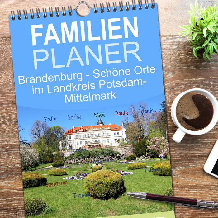 Brandenburg - Schöne Orte im Landkreis Potsdam-Mittelmark (CALVENDO Familienplaner 2026)