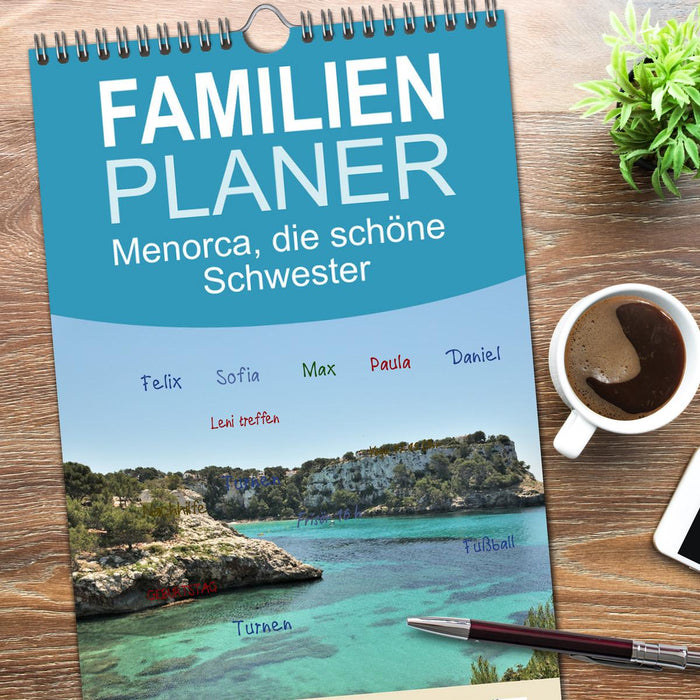 Menorca, die schöne Schwester (CALVENDO Familienplaner 2026)