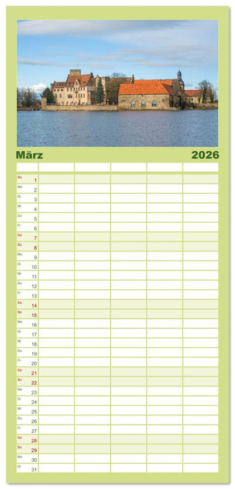 Sachsen-Anhalt - Eine Schönheit in der Mitte Deutschlands (CALVENDO Familienplaner 2026)