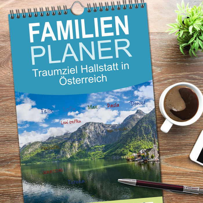 Traumziel Hallstatt in Österreich (CALVENDO Familienplaner 2026)