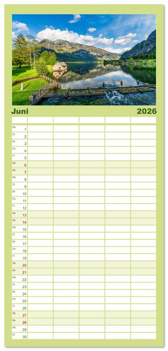 Traumziel Hallstatt in Österreich (CALVENDO Familienplaner 2026)