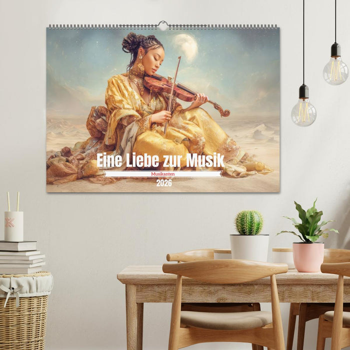 Eine Liebe zur Musik - Musikanten (CALVENDO Wandkalender 2026)
