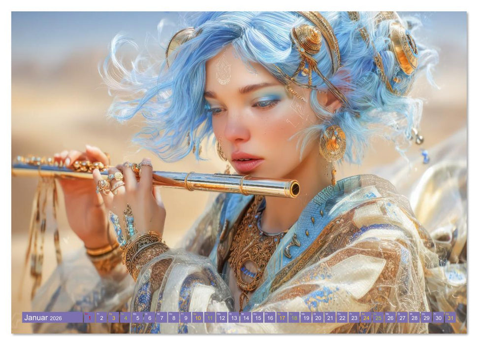 Eine Liebe zur Musik - Musikanten (CALVENDO Premium Wandkalender 2026)