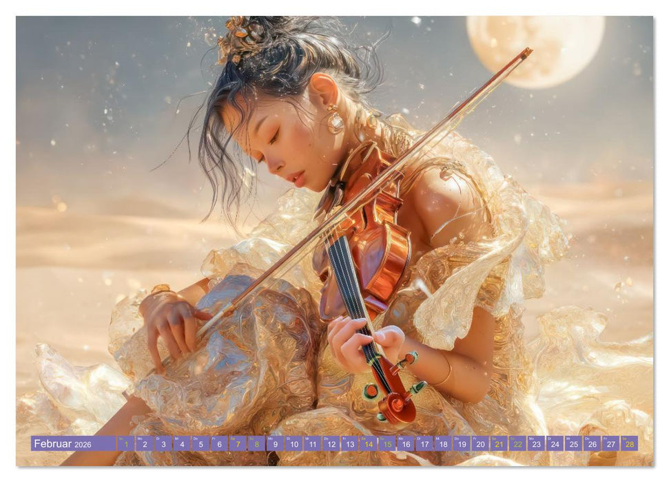 Eine Liebe zur Musik - Musikanten (CALVENDO Premium Wandkalender 2026)