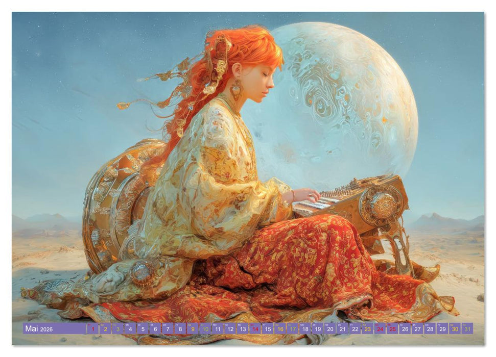 Eine Liebe zur Musik - Musikanten (CALVENDO Premium Wandkalender 2026)