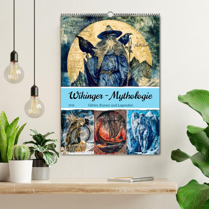 Wikinger - Mythologie - Götter, Runen und Legenden (CALVENDO Wandkalender 2026)