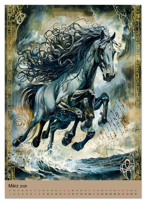 Wikinger - Mythologie - Götter, Runen und Legenden (CALVENDO Wandkalender 2026)