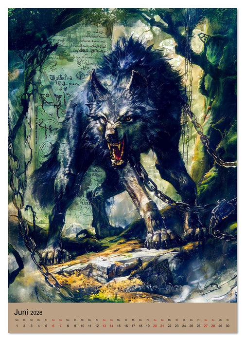 Wikinger - Mythologie - Götter, Runen und Legenden (CALVENDO Wandkalender 2026)