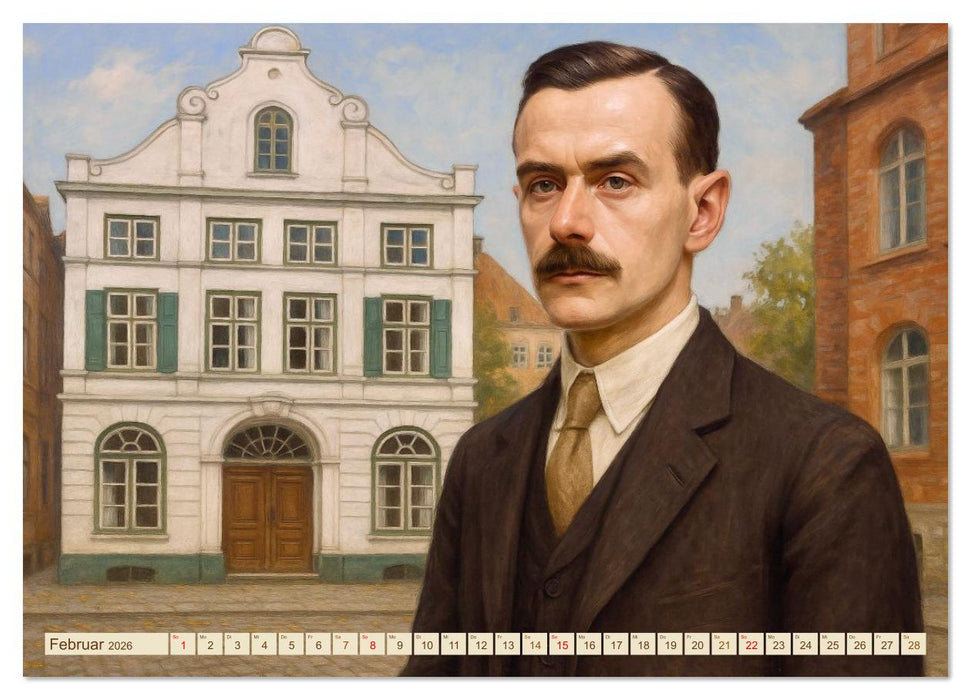 Thomas Mann. Sein Leben, seine Werke (CALVENDO Wandkalender 2026)