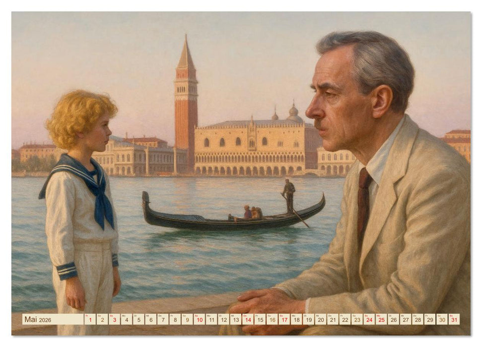 Thomas Mann. Sein Leben, seine Werke (CALVENDO Wandkalender 2026)