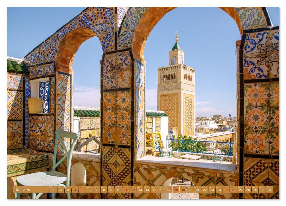 Tunesien. Magie des Orients (CALVENDO Premium Wandkalender 2026)