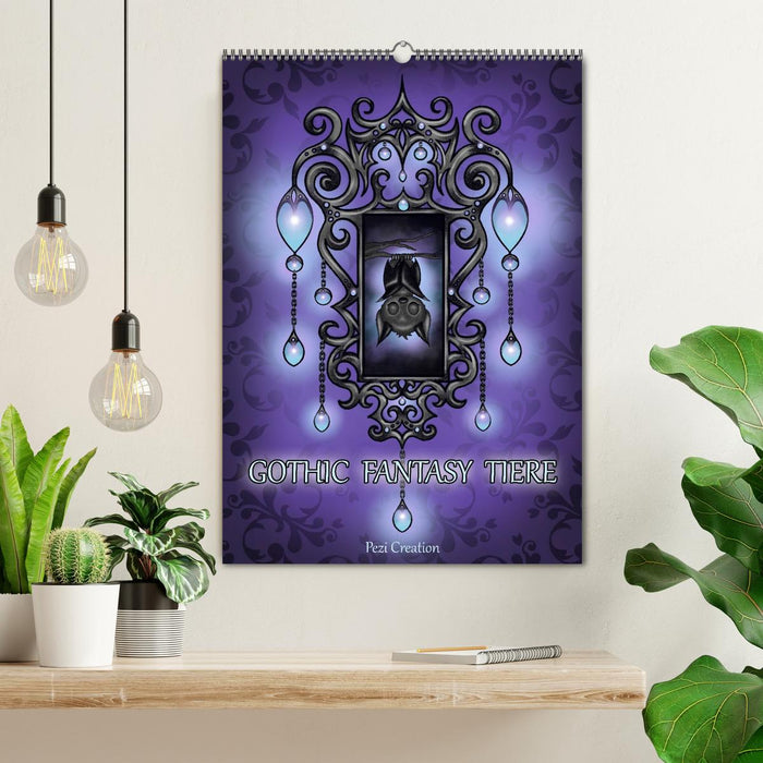 Gothic Fantasy Tiere (CALVENDO Wandkalender 2026)