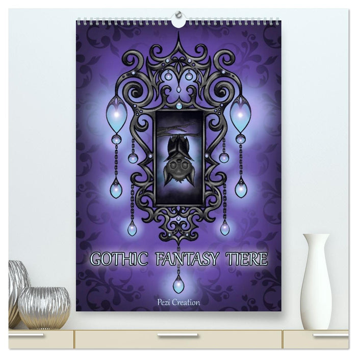 Gothic Fantasy Tiere (CALVENDO Premium Wandkalender 2026)