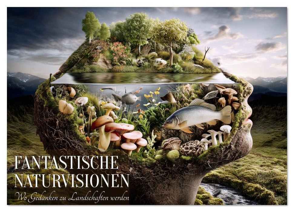 Fantastische Naturvisionen. Wo Gedanken zu Landschaften werden (CALVENDO Wandkalender 2026)
