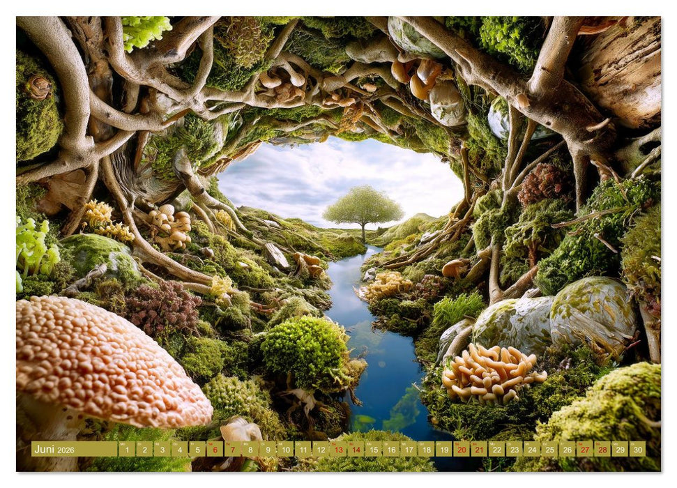 Fantastische Naturvisionen. Wo Gedanken zu Landschaften werden (CALVENDO Wandkalender 2026)