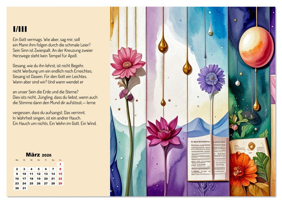 Orpheus' Leier (CALVENDO Wandkalender 2026)