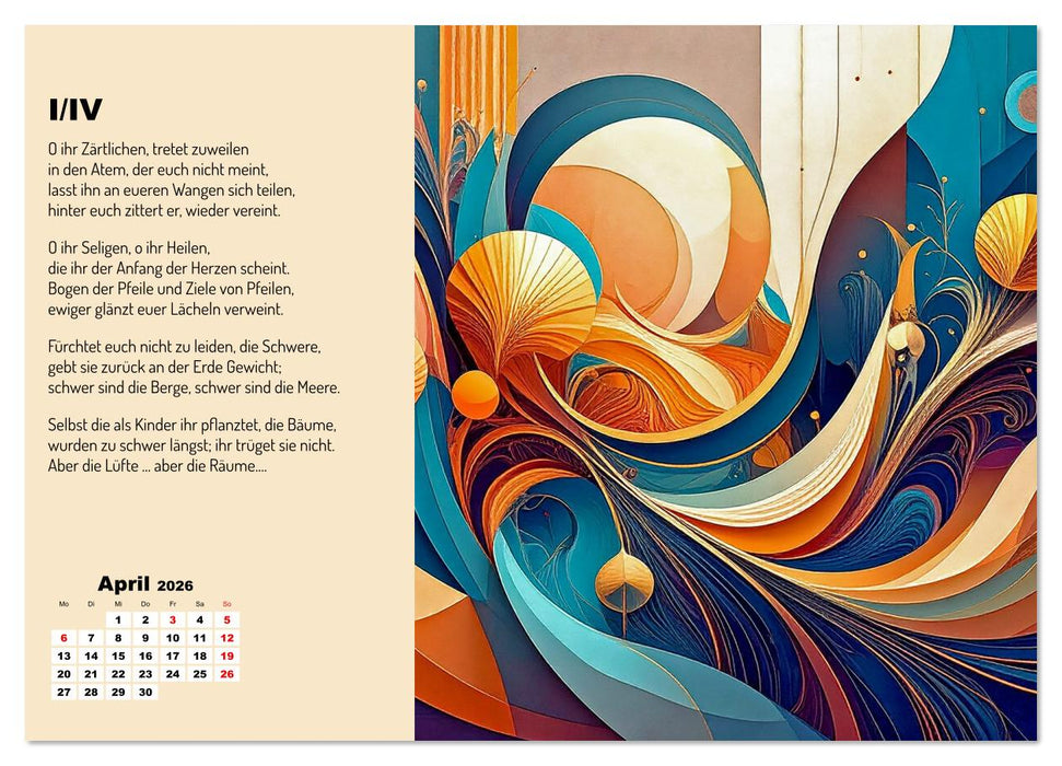 Orpheus' Leier (CALVENDO Wandkalender 2026)