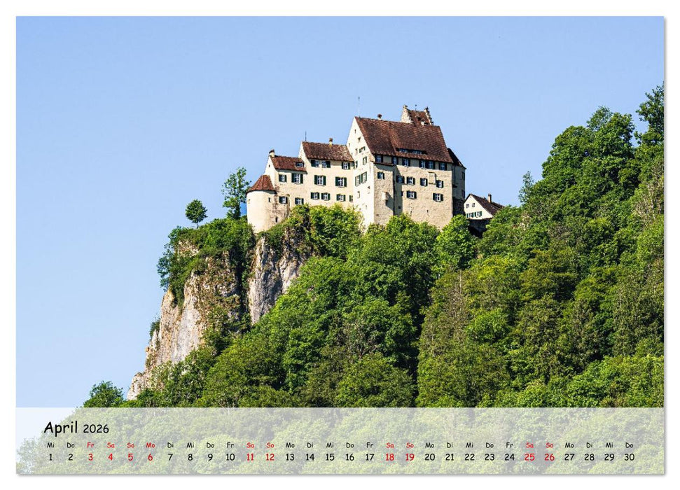 Im Donautal zwischen Beuron und Sigmaringen (CALVENDO Wandkalender 2026)