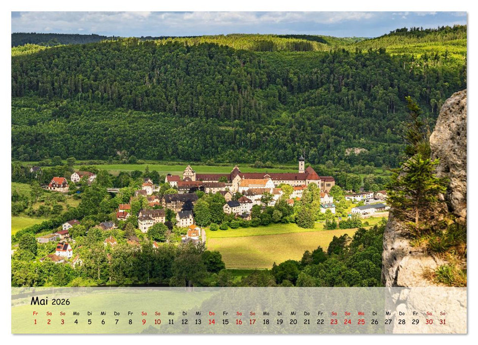 Im Donautal zwischen Beuron und Sigmaringen (CALVENDO Premium Wandkalender 2026)
