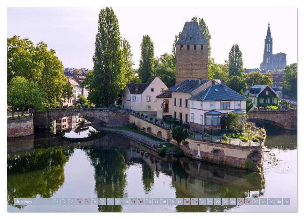 Strasbourg. Europa trifft Elsass: Architektur und Atmosphäre (CALVENDO Premium Wandkalender 2026)