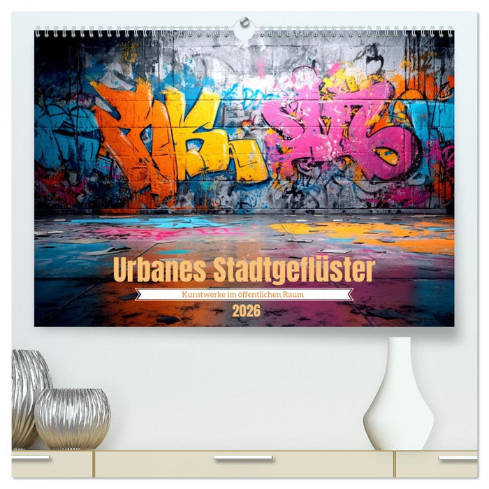 Urbanes Stadtgeflüster (CALVENDO Premium Wandkalender 2026)