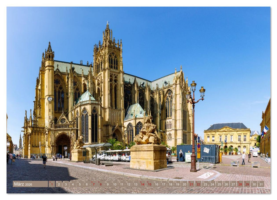 Städtejuwelen Nordfrankreichs. Architektur, Kunst und Flair vom Elsass zur Normandie (CALVENDO Wandkalender 2026)