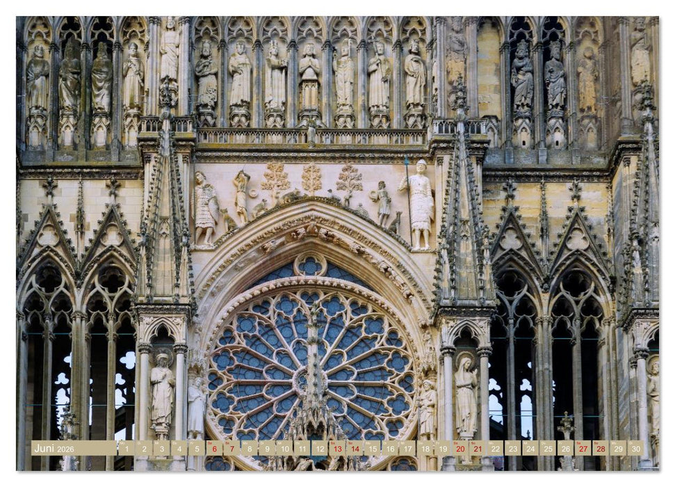 Städtejuwelen Nordfrankreichs. Architektur, Kunst und Flair vom Elsass zur Normandie (CALVENDO Wandkalender 2026)