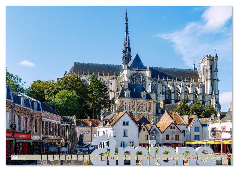 Städtejuwelen Nordfrankreichs. Architektur, Kunst und Flair vom Elsass zur Normandie (CALVENDO Premium Wandkalender 2026)