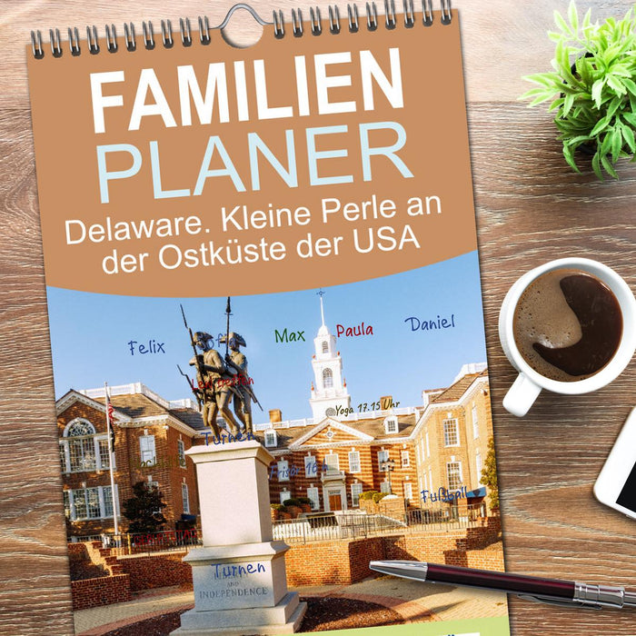 Delaware. Kleine Perle an der Ostküste der USA (CALVENDO Familienplaner 2026)
