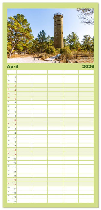 Delaware. Kleine Perle an der Ostküste der USA (CALVENDO Familienplaner 2026)