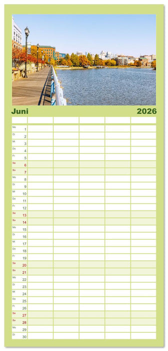 Delaware. Kleine Perle an der Ostküste der USA (CALVENDO Familienplaner 2026)