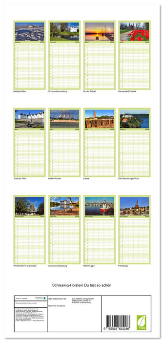 Schleswig-Holstein Du bist so schön (CALVENDO Familienplaner 2026)