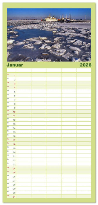 Schleswig-Holstein Du bist so schön (CALVENDO Familienplaner 2026)