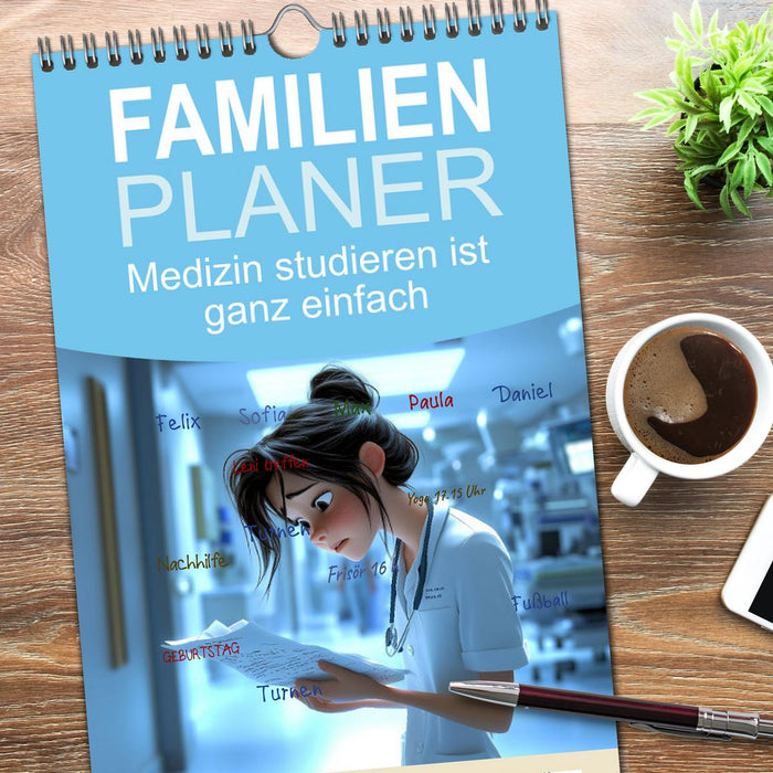 Medizin studieren ist ganz einfach (CALVENDO Familienplaner 2026)