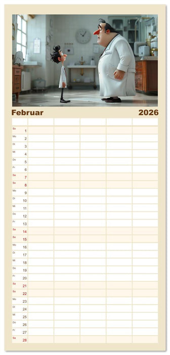 Medizin studieren ist ganz einfach (CALVENDO Familienplaner 2026)