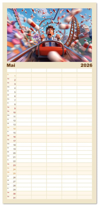 Medizin studieren ist ganz einfach (CALVENDO Familienplaner 2026)