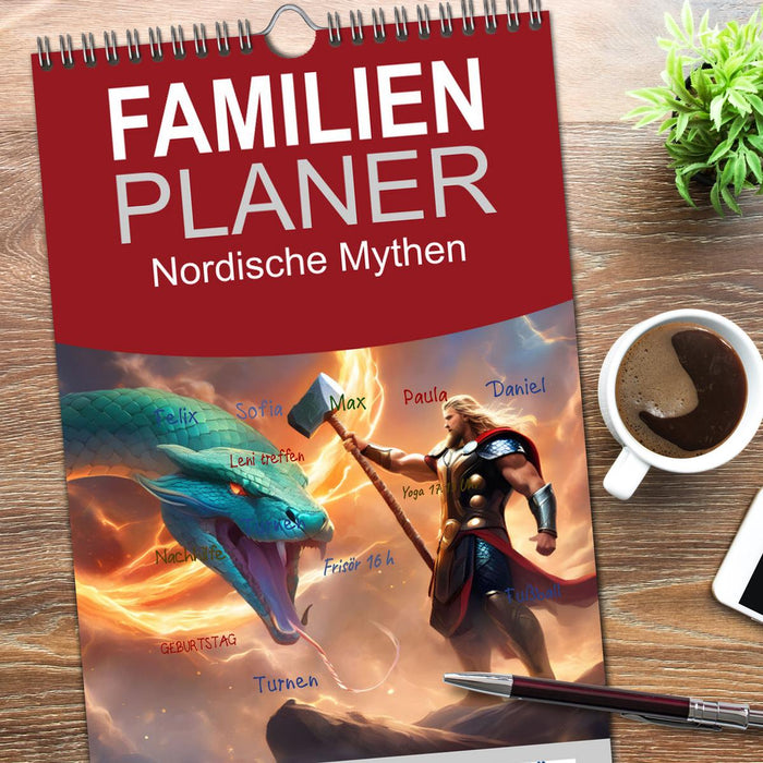 Nordische Mythen (CALVENDO Familienplaner 2026)