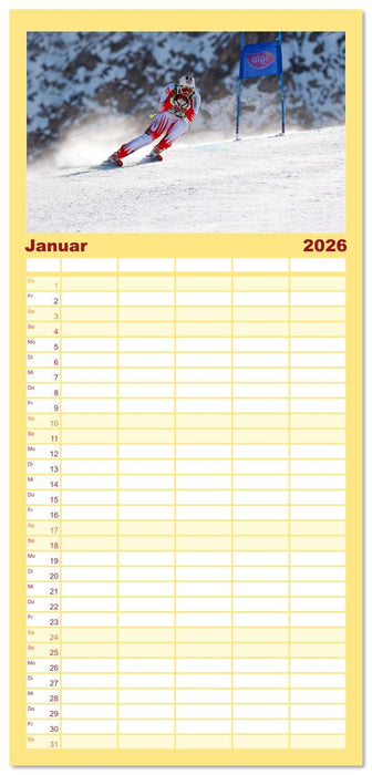 Extrem Sport (CALVENDO Familienplaner 2026)