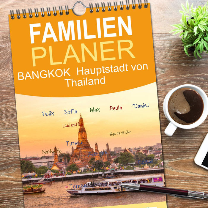 BANGKOK Hauptstadt von Thailand (CALVENDO Familienplaner 2026)