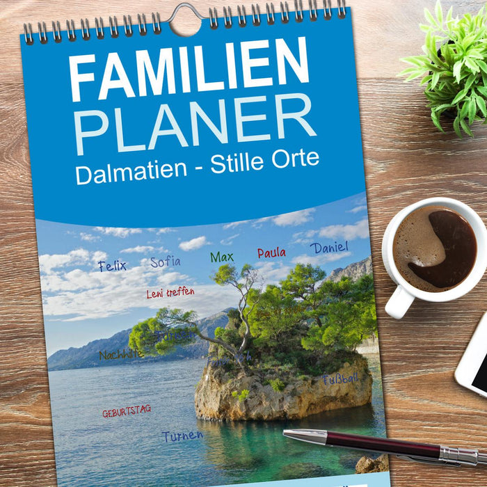 Dalmatien - Stille Orte (CALVENDO Familienplaner 2026)
