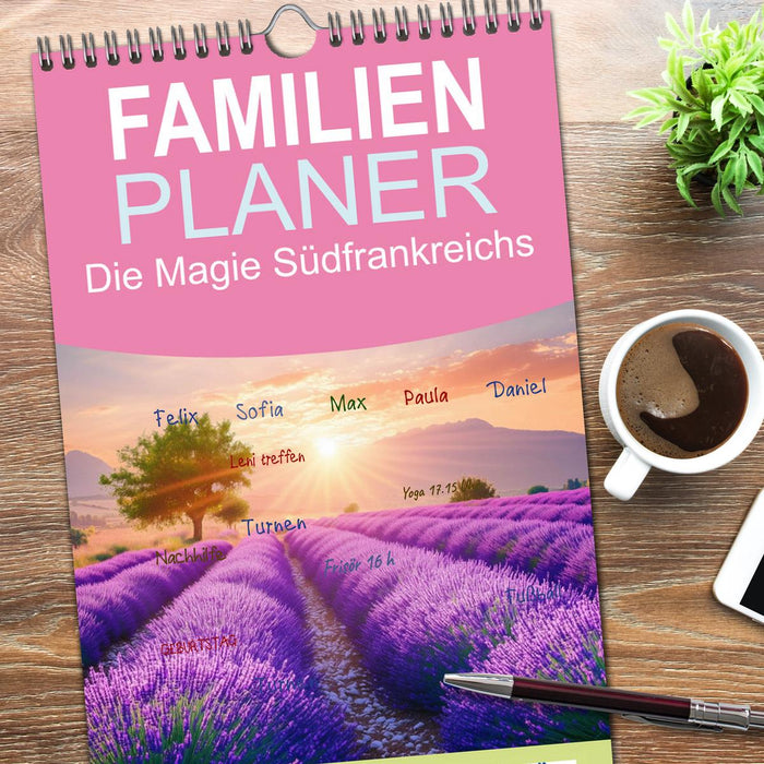 Die Magie Südfrankreichs (CALVENDO Familienplaner 2026)